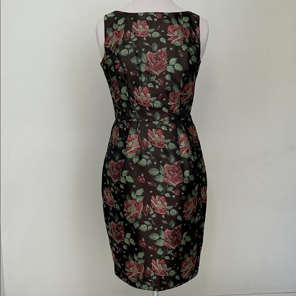 Louche (UK brand) Rose Patterned Sleeveless Midi dress